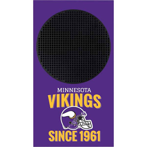 NFL Minnesota Vikings Helmet Xbox Series S Console Skin